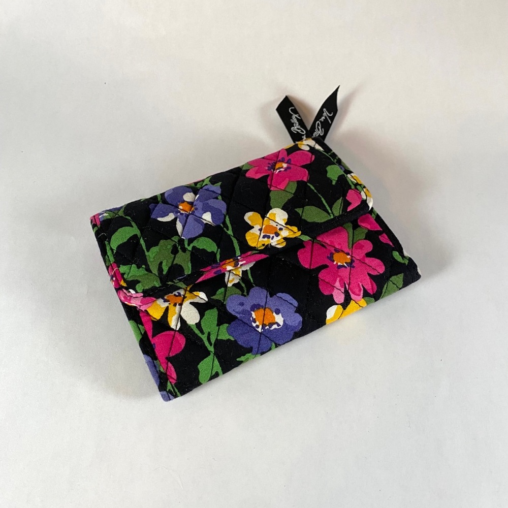 Vera Bradley Wildflower Garden Tri Fold Wallet